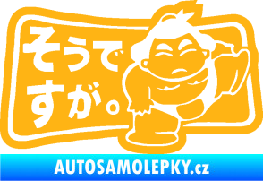 Samolepka Sumo JDM 002  světle oranžová