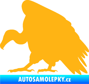 Samolepka Sup 001 levá světle oranžová