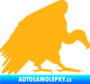 Samolepka Sup 001 pravá světle oranžová