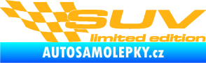 Samolepka SUV limited edition levá světle oranžová