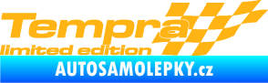 Samolepka Tempra limited edition pravá světle oranžová