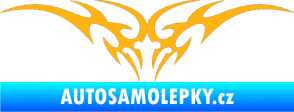 Samolepka Tetování 001 světle oranžová