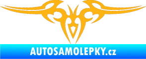 Samolepka Tetování 006 světle oranžová