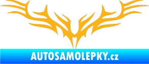 Samolepka Tetování 008 světle oranžová