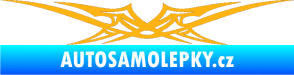 Samolepka Tetování 016 světle oranžová