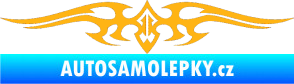 Samolepka Tetování 018 světle oranžová