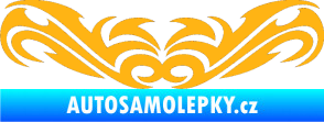 Samolepka Tetování 036 světle oranžová