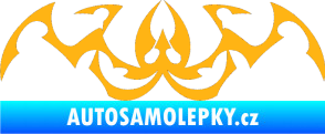 Samolepka Tetování 045 světle oranžová