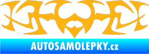 Samolepka Tetování 047 světle oranžová
