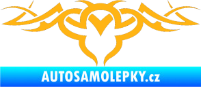 Samolepka Tetování 062 světle oranžová