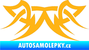Samolepka Tetování 064 světle oranžová