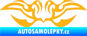 Samolepka Tetování 066 světle oranžová