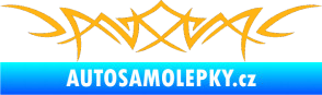 Samolepka Tetování 068 světle oranžová