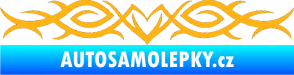 Samolepka Tetování 073 světle oranžová