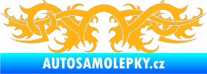 Samolepka Tetování 079 světle oranžová