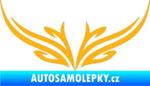 Samolepka Tetování 091 světle oranžová