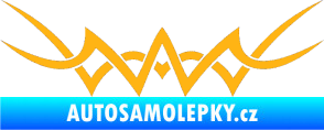 Samolepka Tetování 093 světle oranžová