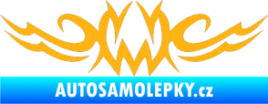 Samolepka Tetování 096 světle oranžová