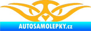 Samolepka Tetování 128 světle oranžová