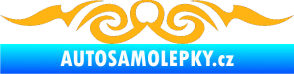 Samolepka Tetování 133 světle oranžová