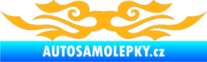Samolepka Tetování 134 světle oranžová