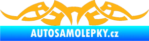 Samolepka Tetování 141 světle oranžová