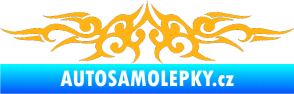 Samolepka Tetování 143 světle oranžová