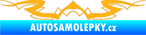 Samolepka Tetování 145 světle oranžová