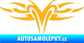 Samolepka Tetování 151 světle oranžová