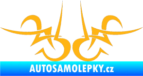 Samolepka Tetování 189 světle oranžová