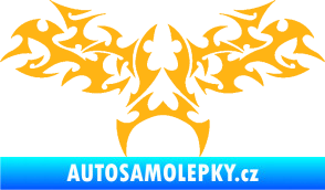 Samolepka Tetování 201 světle oranžová