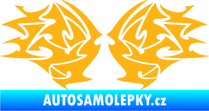 Samolepka Tetování 205 světle oranžová