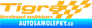 Samolepka Tigra limited edition pravá světle oranžová