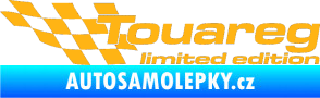 Samolepka Touareg limited edition levá světle oranžová