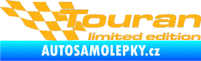 Samolepka Touran limited edition levá světle oranžová