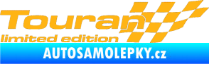 Samolepka Touran limited edition pravá světle oranžová