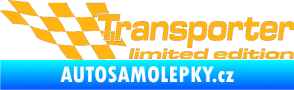 Samolepka Transporter limited edition levá světle oranžová