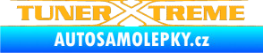 Samolepka Tuner extreme obrys světle oranžová