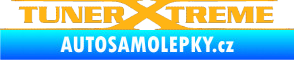 Samolepka Tuner extreme plny světle oranžová