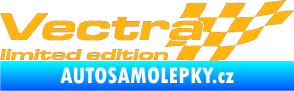 Samolepka Vectra limited edition pravá světle oranžová