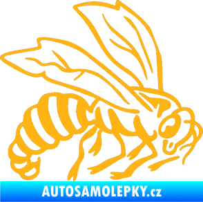 Samolepka Vosa 003 pravá světle oranžová