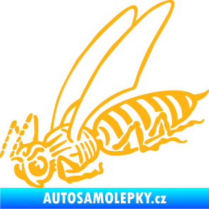 Samolepka Vosa 004 levá světle oranžová