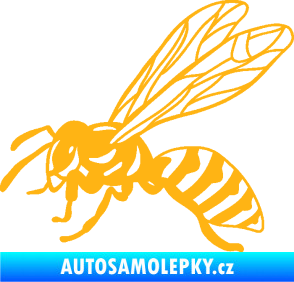 Samolepka Vosa 006 levá světle oranžová