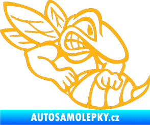 Samolepka Vosa pravá světle oranžová