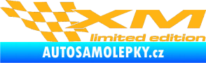 Samolepka Xm limited edition levá světle oranžová