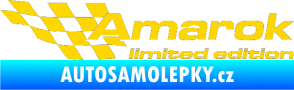 Samolepka Amarok limited edition levá jasně žlutá