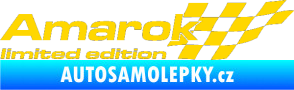 Samolepka Amarok limited edition pravá jasně žlutá