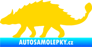 Samolepka Ankylosaurus 001 levá jasně žlutá