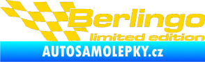 Samolepka Berlingo limited edition levá jasně žlutá