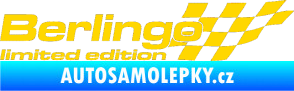 Samolepka Berlingo limited edition pravá jasně žlutá